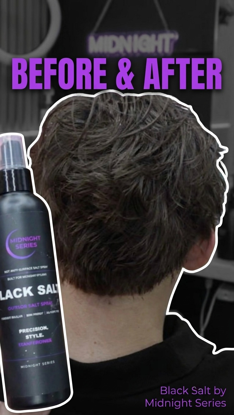 Black Salt Results Post-Styling...